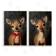 Lettered and Lined | Baby Reindeer Characters