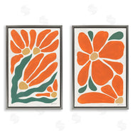 Yvette St. Amant | Midcentury Flower Abstracts