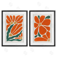 Yvette St. Amant | Midcentury Flower Abstracts