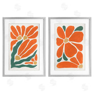 Yvette St. Amant | Midcentury Flower Abstracts