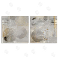 Susan Jill | Brushed Muted Circle Shapes