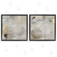 Susan Jill | Brushed Muted Circle Shapes