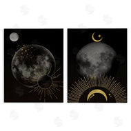 Daniela Santiago | Celestial Gold Sun and Moon