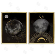 Daniela Santiago | Celestial Gold Sun and Moon
