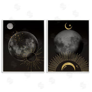 Daniela Santiago | Celestial Gold Sun and Moon