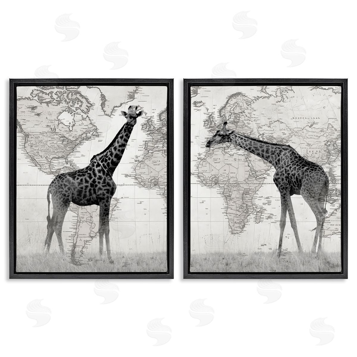 Danita Delimont | Vintage Giraffes & Maps