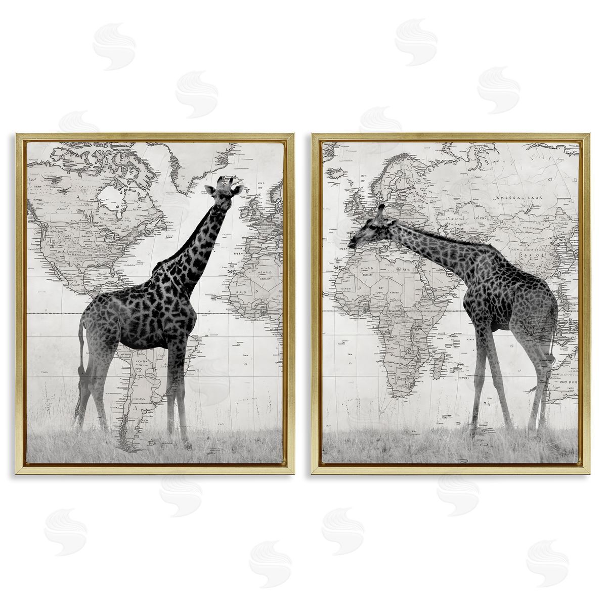 Danita Delimont | Vintage Giraffes & Maps