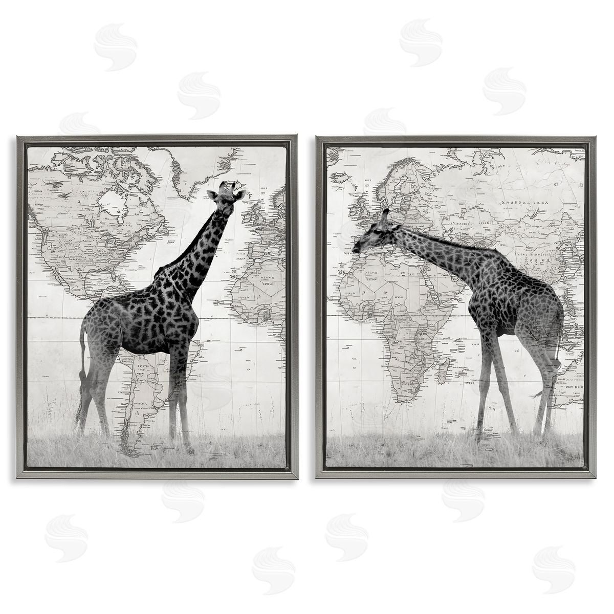 Danita Delimont | Vintage Giraffes & Maps