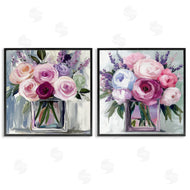 Annabelle Hall | Cubic Vases of Flowers