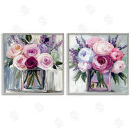 Annabelle Hall | Cubic Vases of Flowers