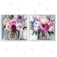 Annabelle Hall | Cubic Vases of Flowers