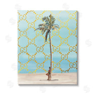 Amelia Noyes | Glam Pattern Palm Tree