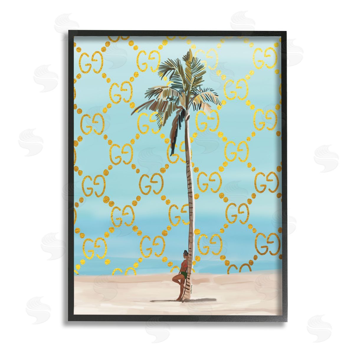 Amelia Noyes | Glam Pattern Palm Tree