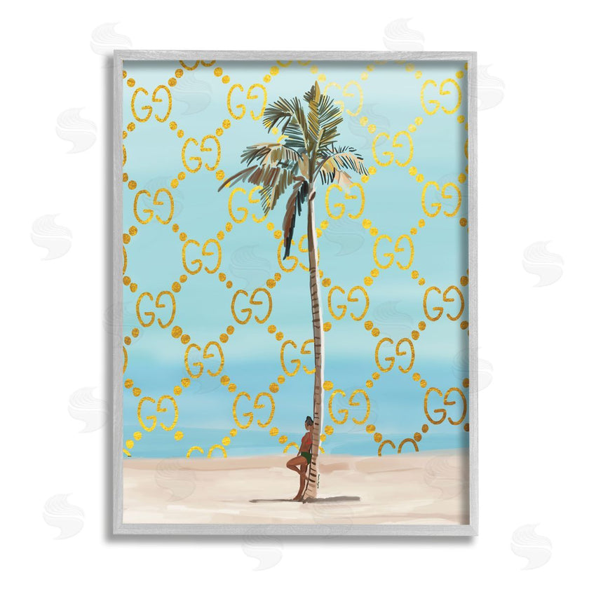 Amelia Noyes | Glam Pattern Palm Tree