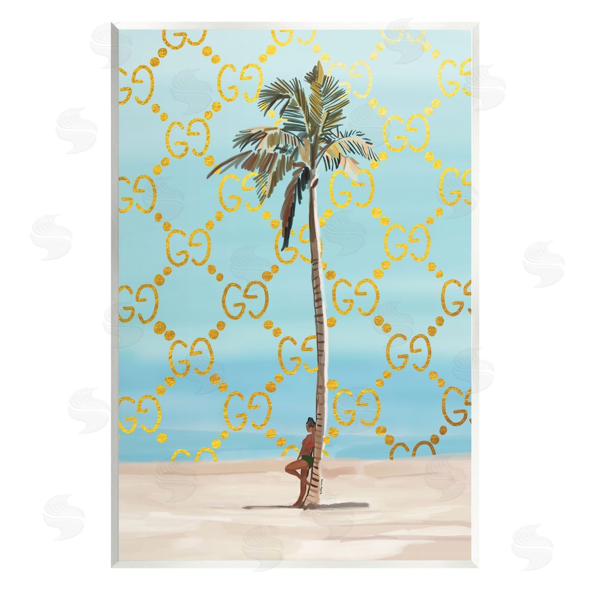 Amelia Noyes | Glam Pattern Palm Tree