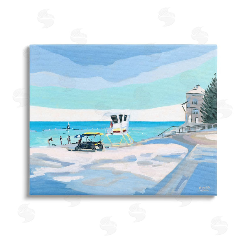 Meredith Howse | Blue & White Beach