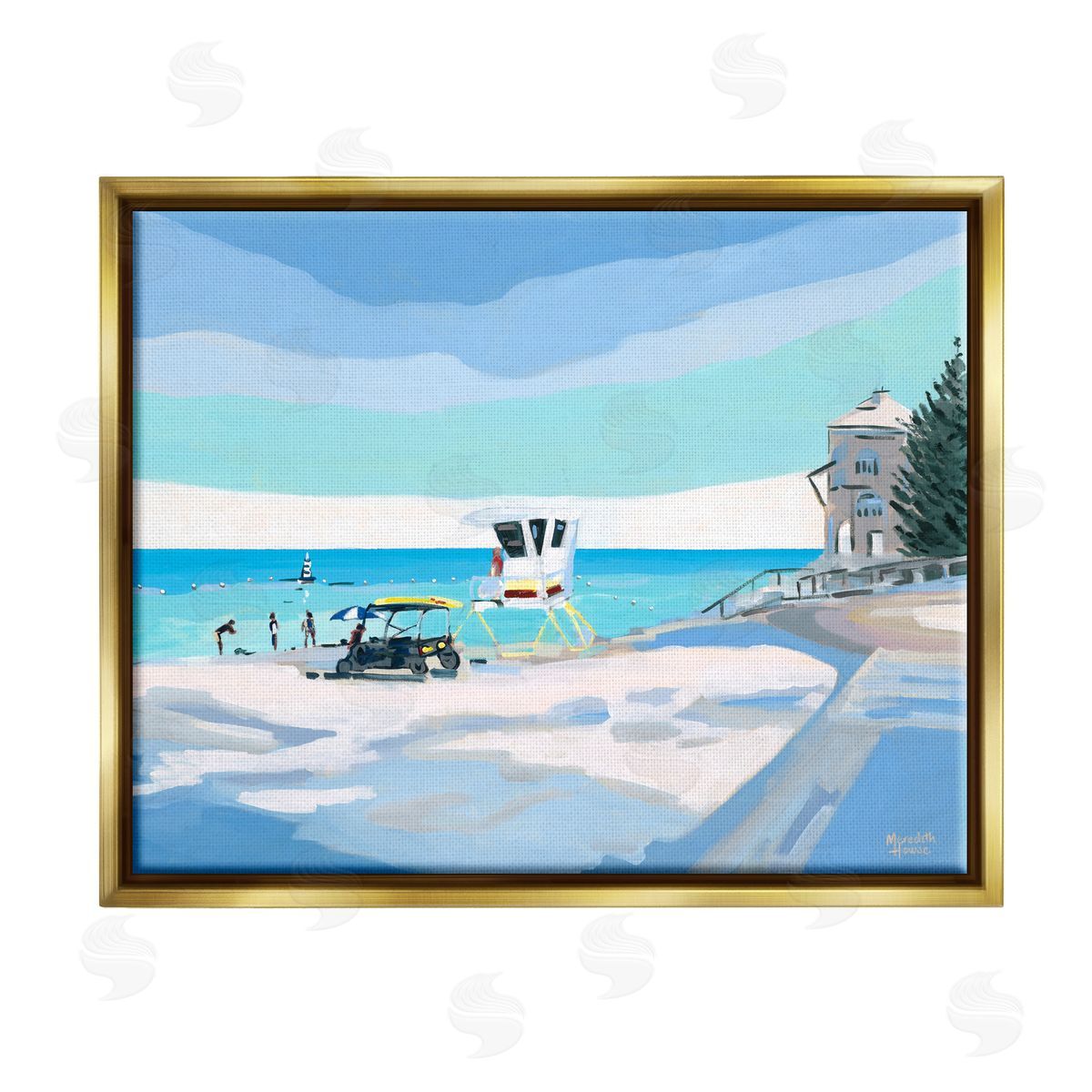 Meredith Howse | Blue & White Beach