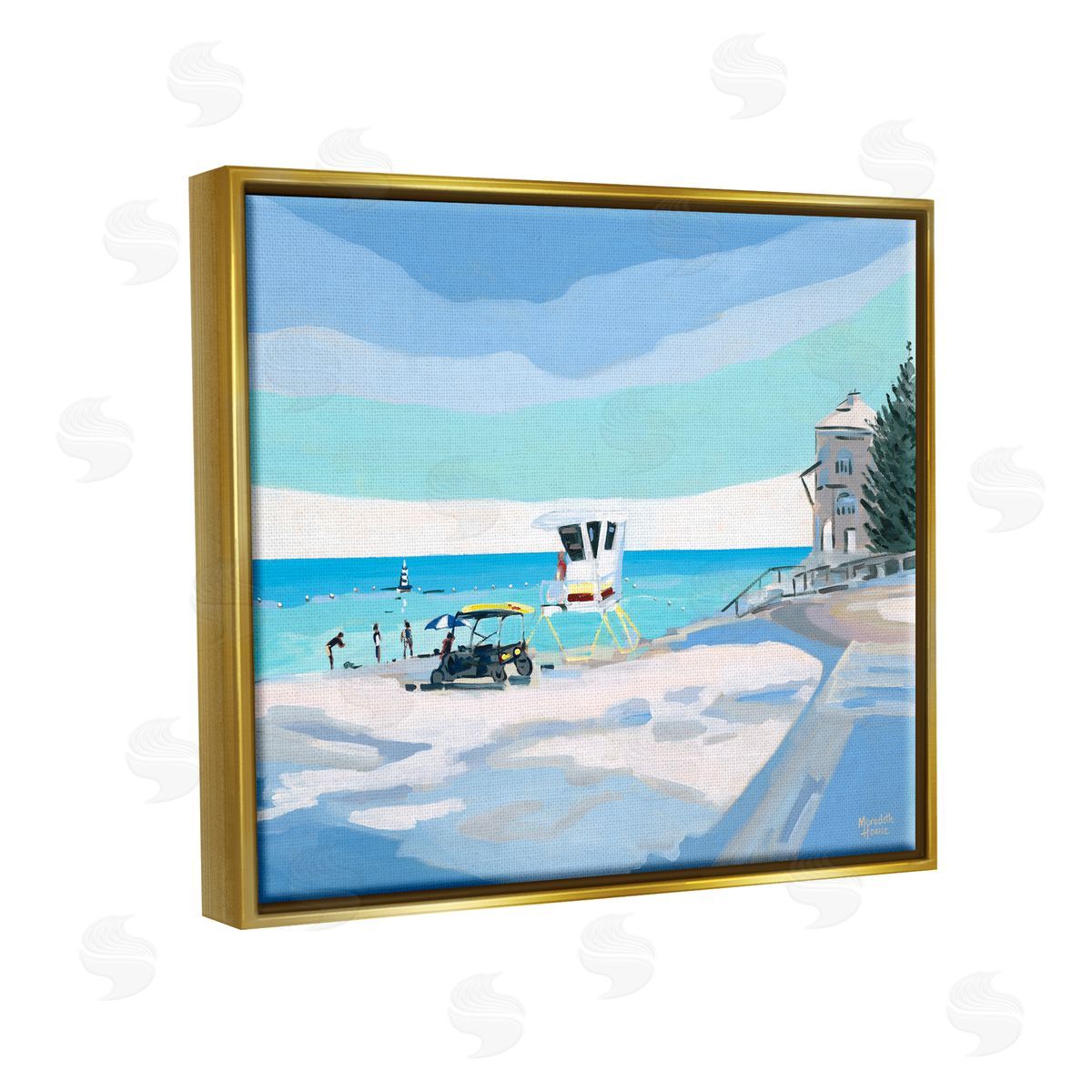 Meredith Howse | Blue & White Beach