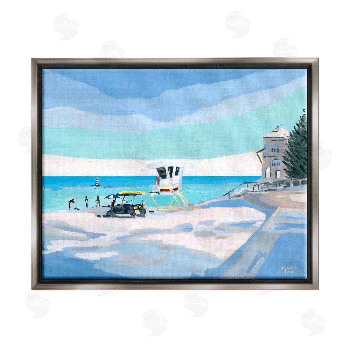 Meredith Howse | Blue & White Beach