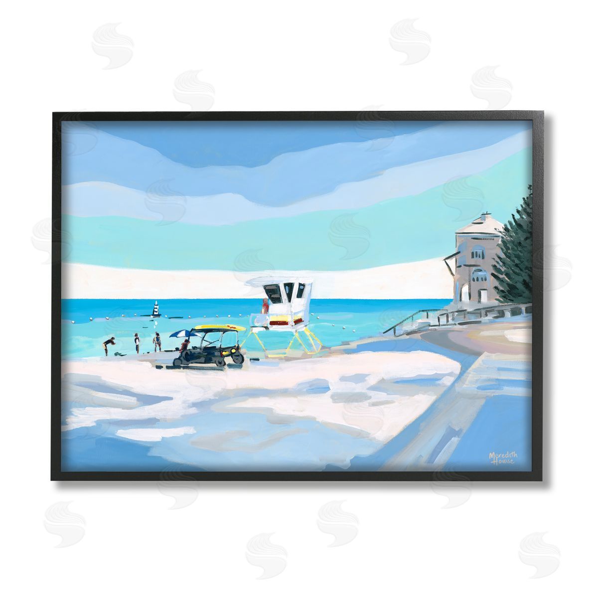Meredith Howse | Blue & White Beach