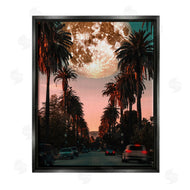 Ziwei Li | Tropical Moon Sunset