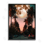Ziwei Li | Tropical Moon Sunset