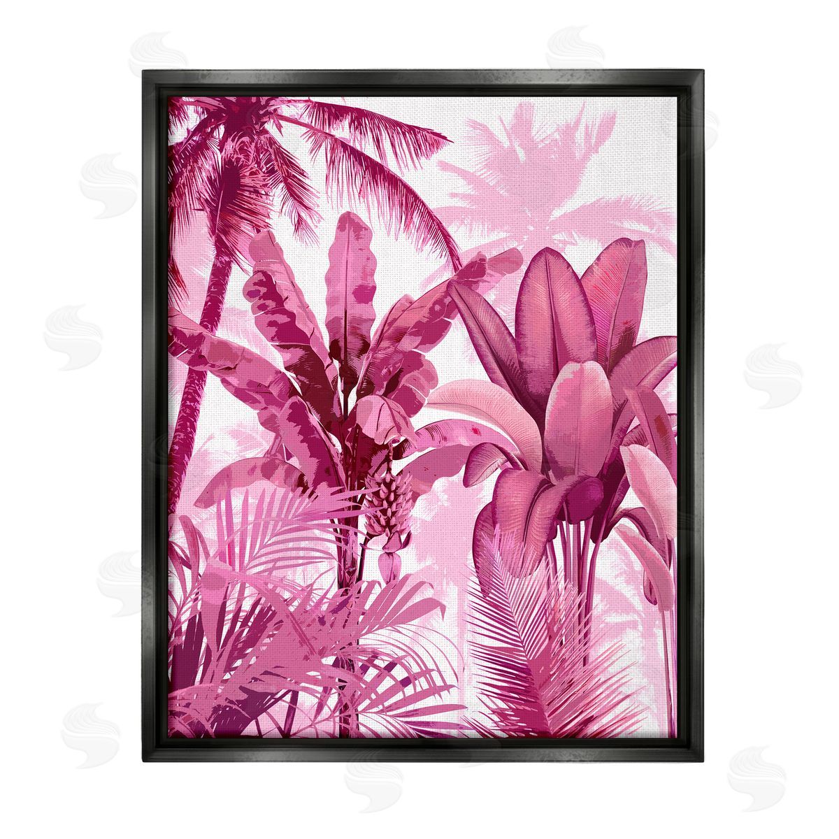 Kristen Drew | Pink Tropical Palm Leaves
