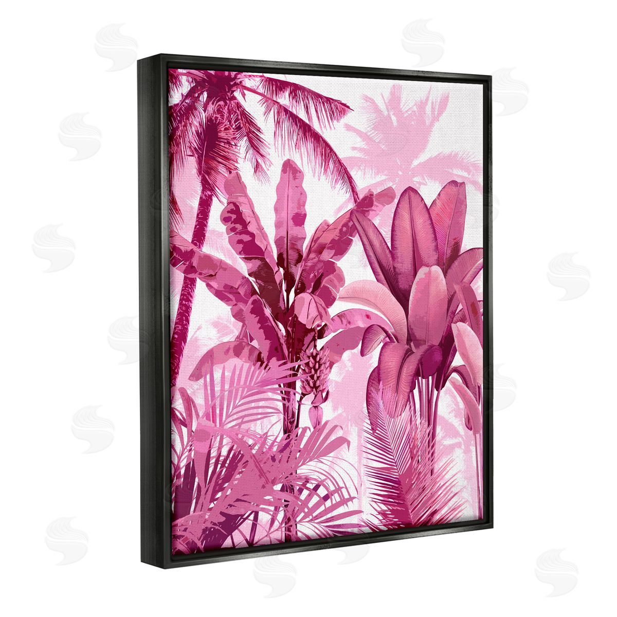 Kristen Drew | Pink Tropical Palm Leaves
