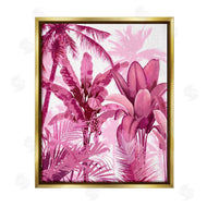 Kristen Drew | Pink Tropical Palm Leaves