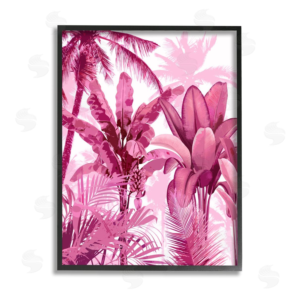 Kristen Drew | Pink Tropical Palm Leaves