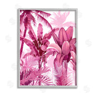 Kristen Drew | Pink Tropical Palm Leaves