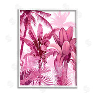 Kristen Drew | Pink Tropical Palm Leaves