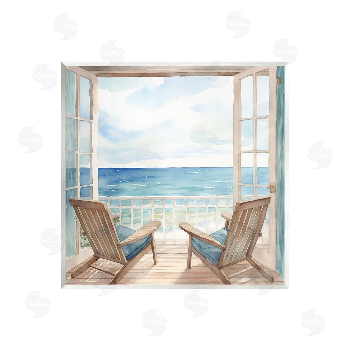 LSR Design Studio Seaside Window View Wall Plaque Artside_