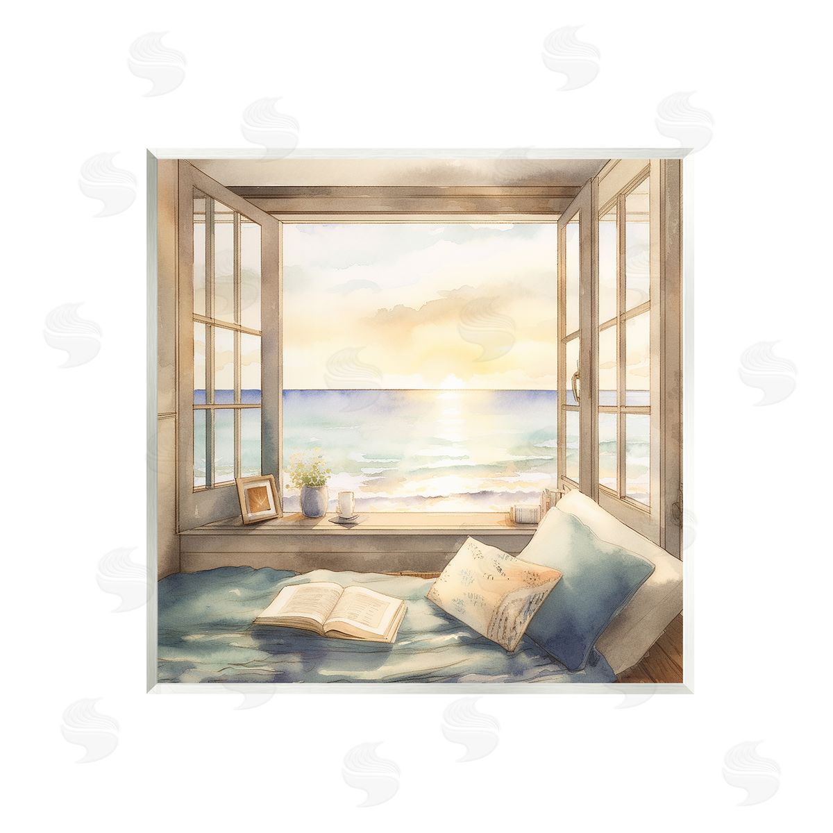 LSR Design Studio Beach Window View Wall Plaque Artside_