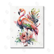 LSR Design Studio | Modern Splash Flamingo