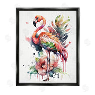 LSR Design Studio | Modern Splash Flamingo