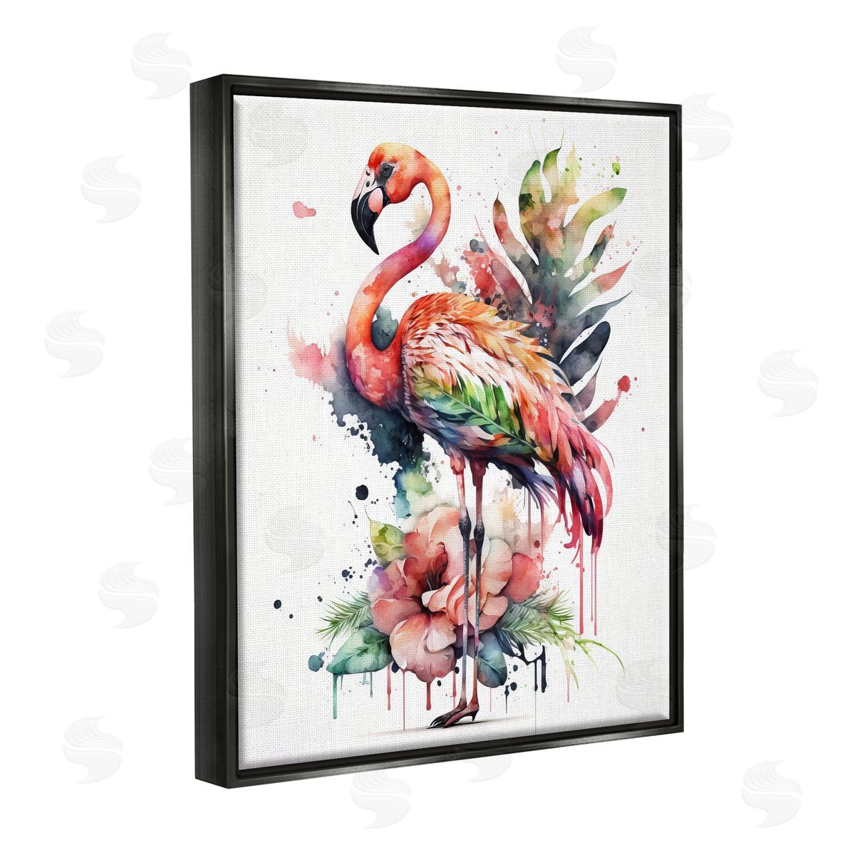 LSR Design Studio | Modern Splash Flamingo