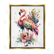 LSR Design Studio | Modern Splash Flamingo