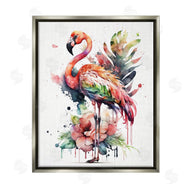 LSR Design Studio | Modern Splash Flamingo