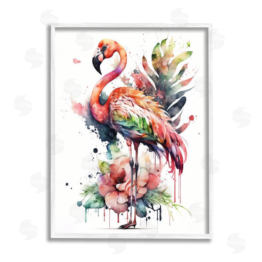 LSR Design Studio | Modern Splash Flamingo