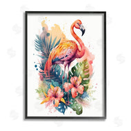 LSR Design Studio | Modern Tropical Flamingo