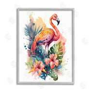 LSR Design Studio | Modern Tropical Flamingo