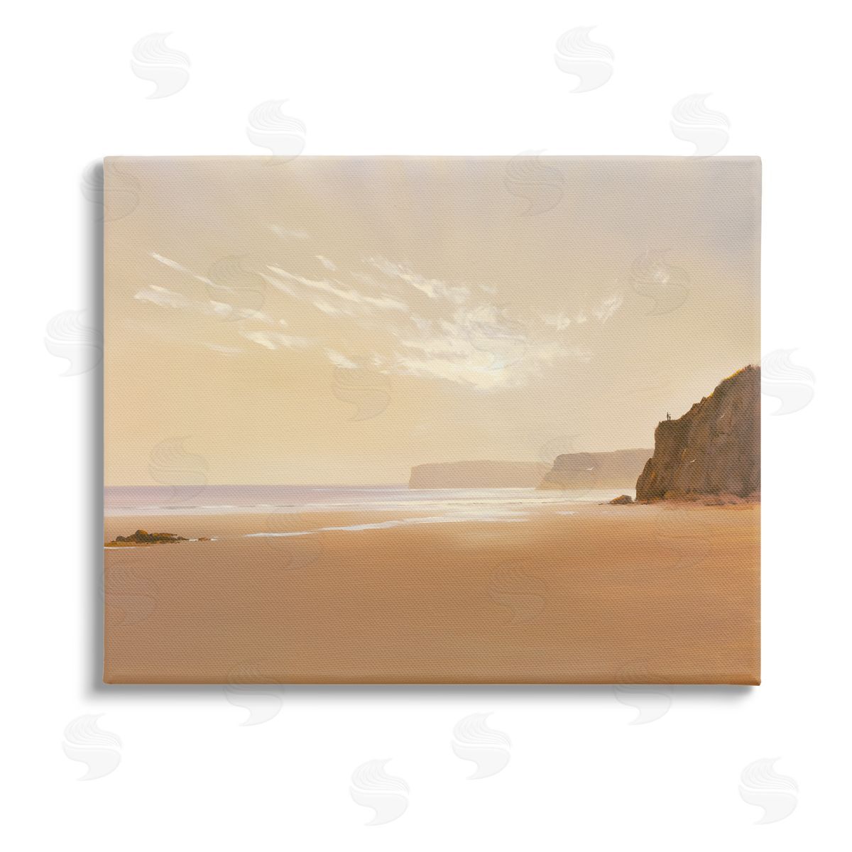 Lee Spencer Brown Beach Landscape Canvas Wall Art