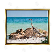 Mary Lou Johnson | Heron Watching Ocean