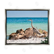 Mary Lou Johnson | Heron Watching Ocean