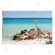 Mary Lou Johnson | Heron Watching Ocean