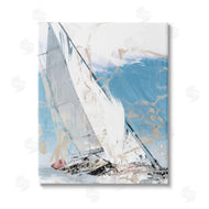 Savannah Miller | Abstract Sailboat Waves