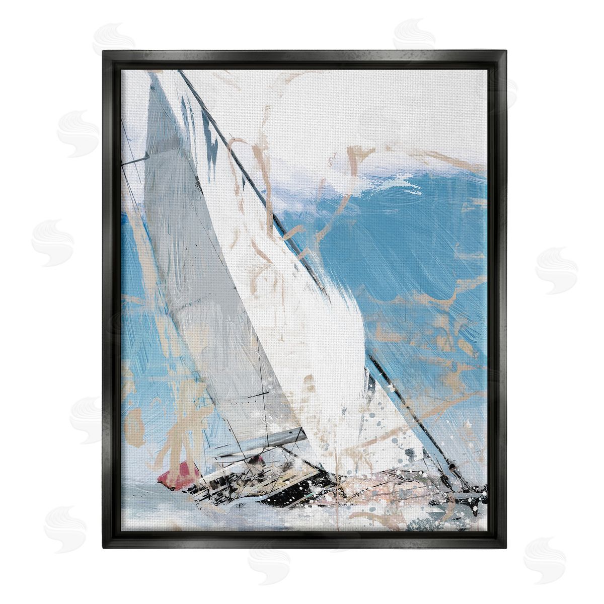 Savannah Miller | Abstract Sailboat Waves