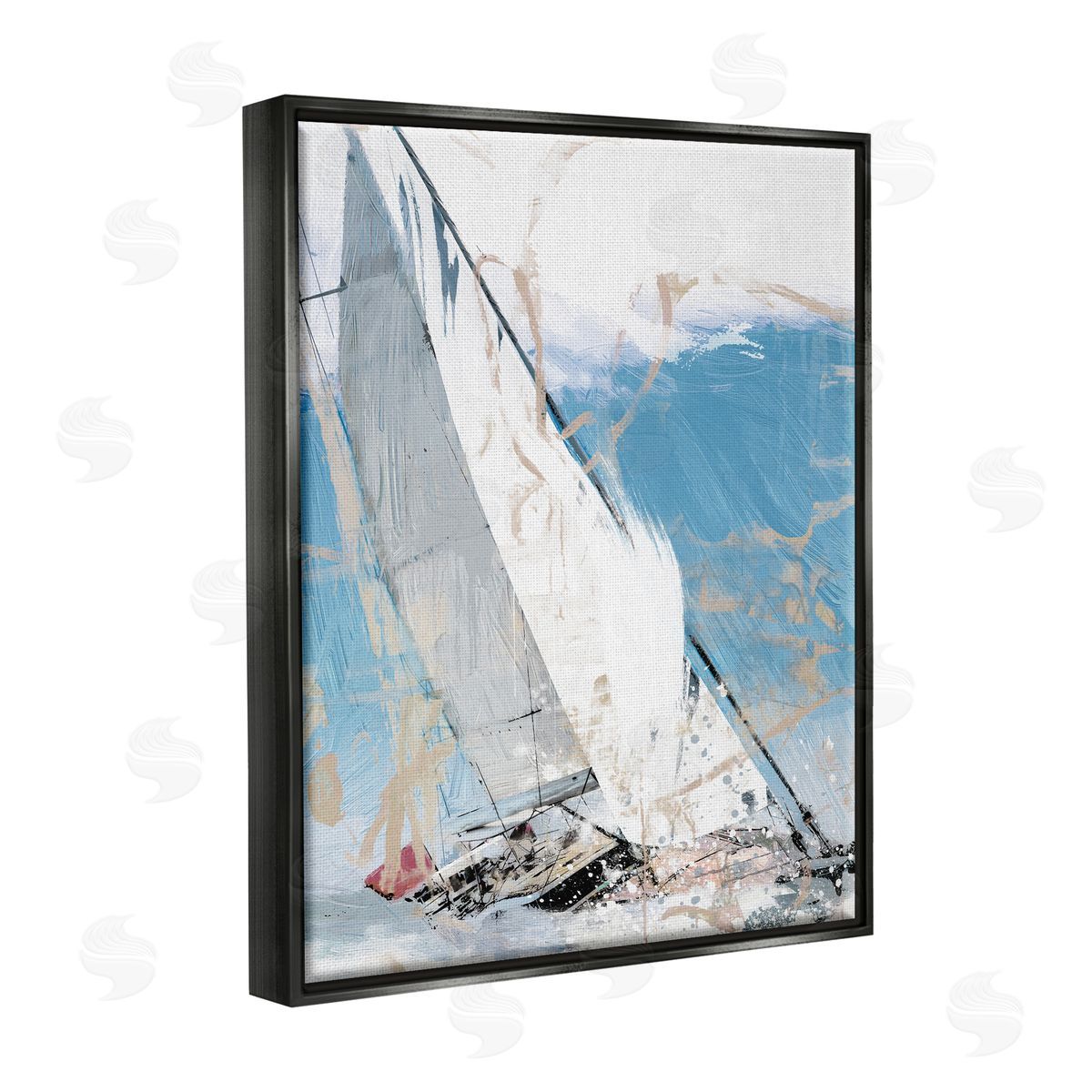 Savannah Miller | Abstract Sailboat Waves
