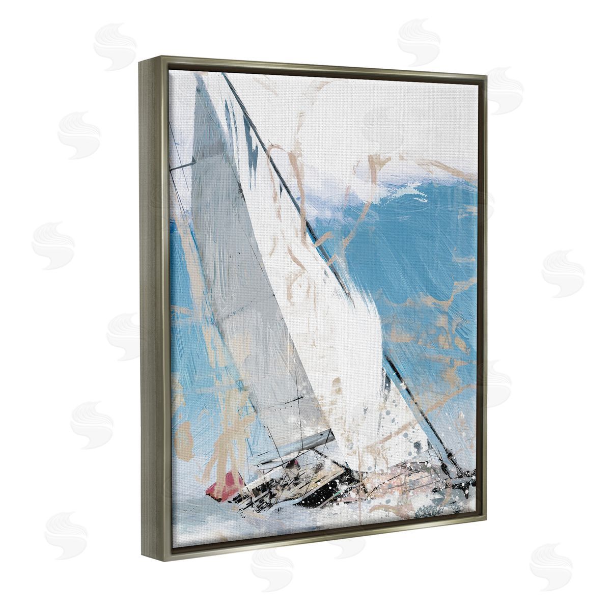 Savannah Miller | Abstract Sailboat Waves
